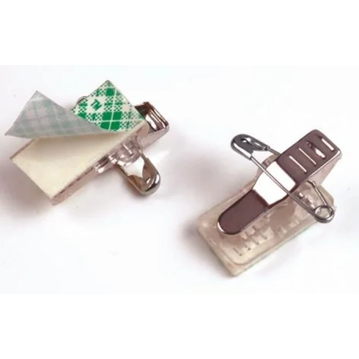 Sarff Metal Yapışkanlı Klips - 100adet