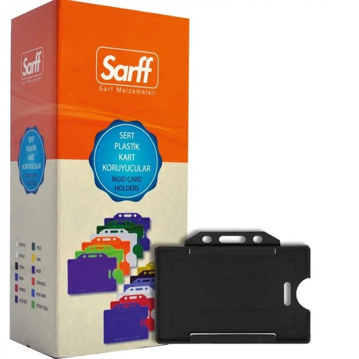 SARFF SERT KART KABI SİYAH - 50ADET