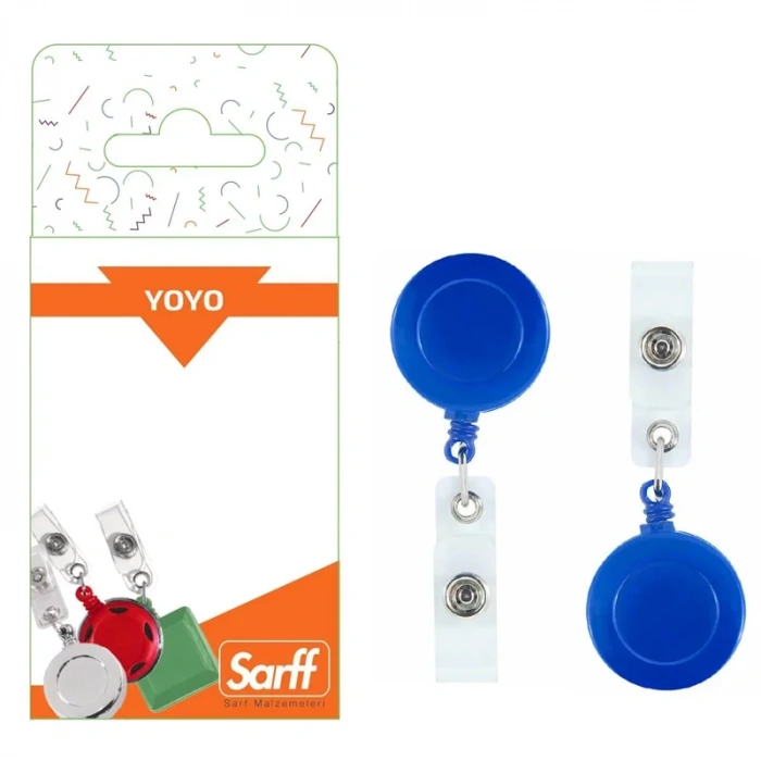 Sarff Yuvarlak Kancalı Mavi Eko Yoyo Blister - 2adet