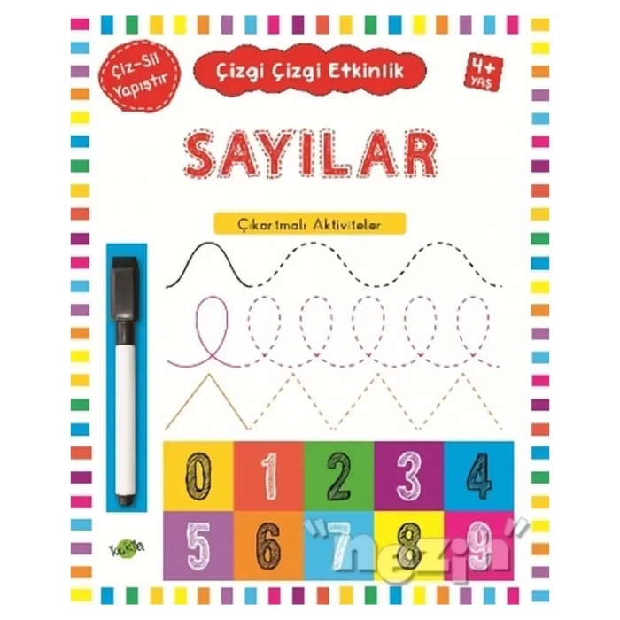 Sayılar 4 Yaş Ve Üstü - Çizgi Çizgi Etkinlik