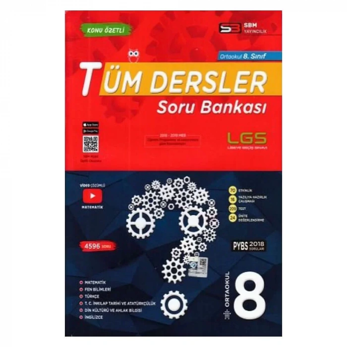 Sbm 8. Sınıf Tüm Dersler Soru Bankası