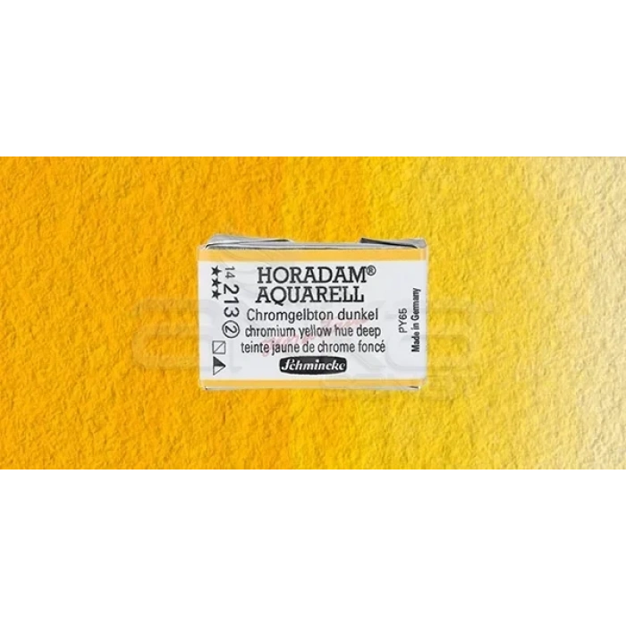 Schmincke Horadam Aquarell 1/1 Tablet 213 Chrome Yellow Deep Seri 2