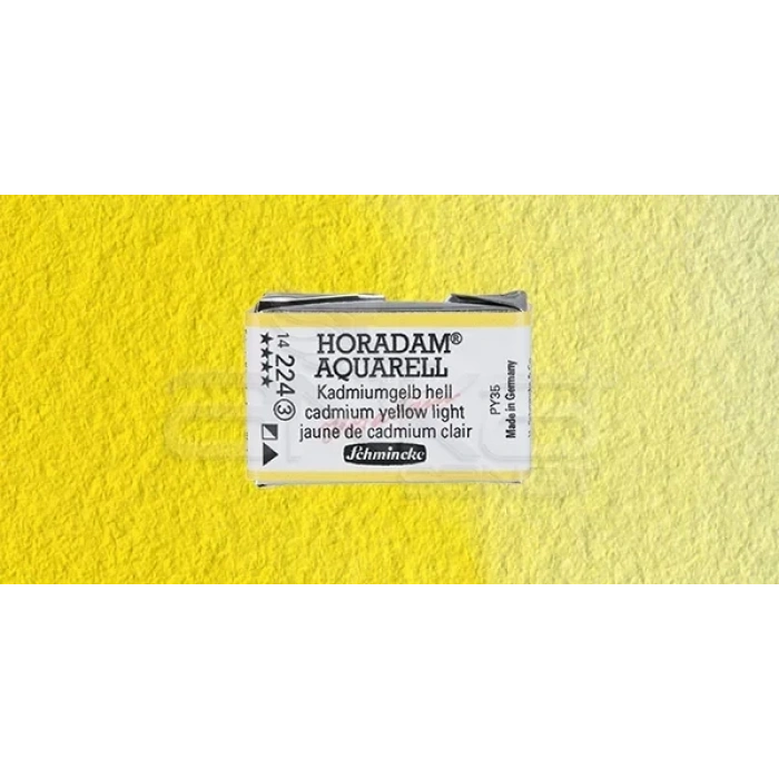 Schmincke Horadam Aquarell 1/1 Tablet 224 Cadmium Yellow Light seri 3