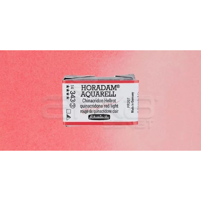 Schmincke Horadam Aquarell 1/1 Tablet 343 Quinacridone Red Light seri 3