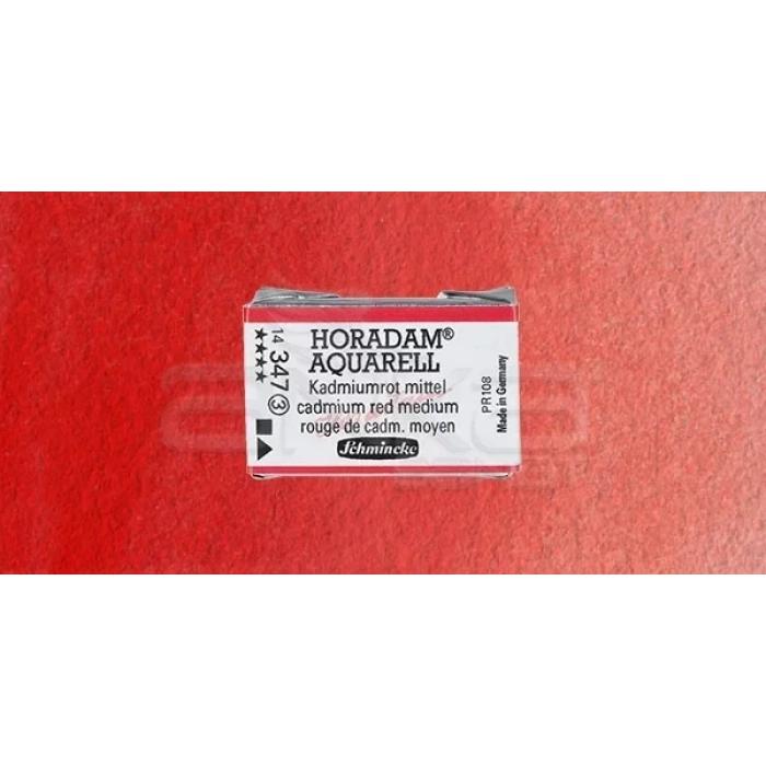 Schmincke Horadam Aquarell 1/1 Tablet 347 Cadmium Red Middle Seri 3