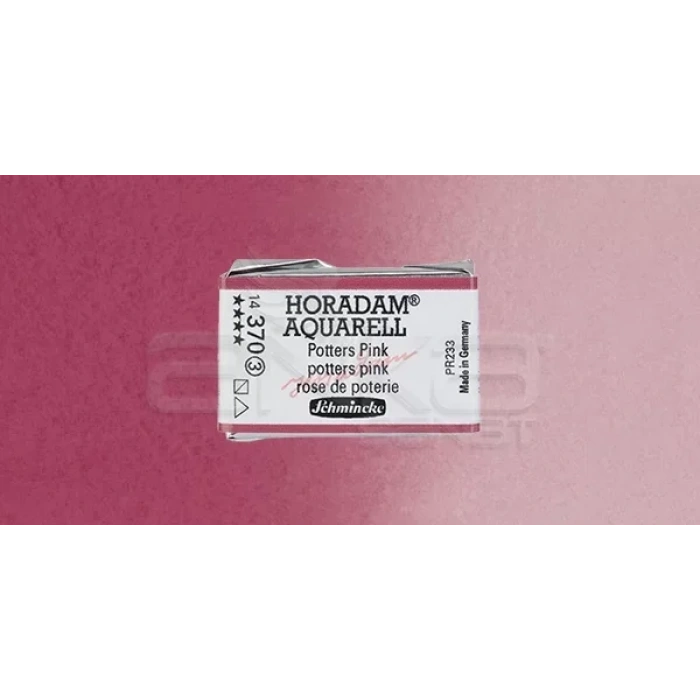 Schmincke Horadam Aquarell 1/1 Tablet 370 Potters Pink Seri 3
