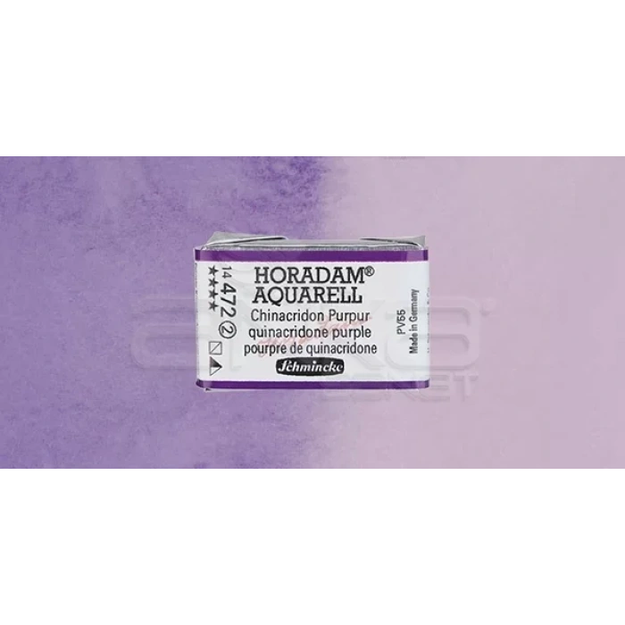 Schmincke Horadam Aquarell 1/1 Tablet 472 Quinacridone Purple Seri 2