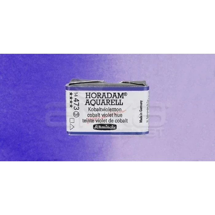 Schmincke Horadam Aquarell 1/1 Tablet 473 Cobalt Violet Hue Seri 3