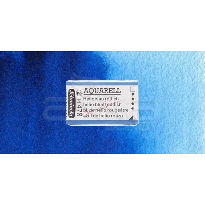 Schmincke Horadam Aquarell 1/1 Tablet 478 Helio Blue Reddish seri 2