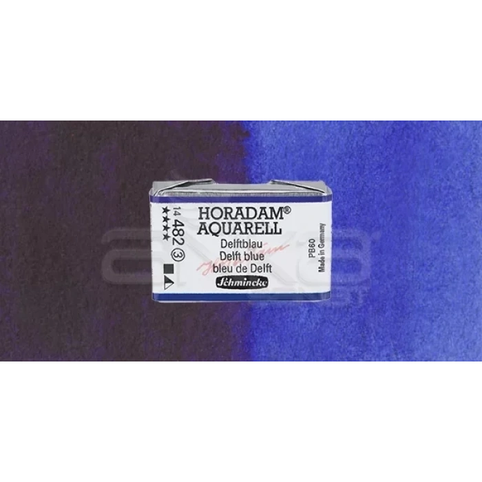Schmincke Horadam Aquarell 1/1 Tablet 482 Delft Blue Seri 3