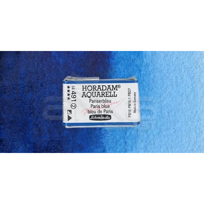 Schmincke Horadam Aquarell 1/1 Tablet 491 Paris Blue Seri 2
