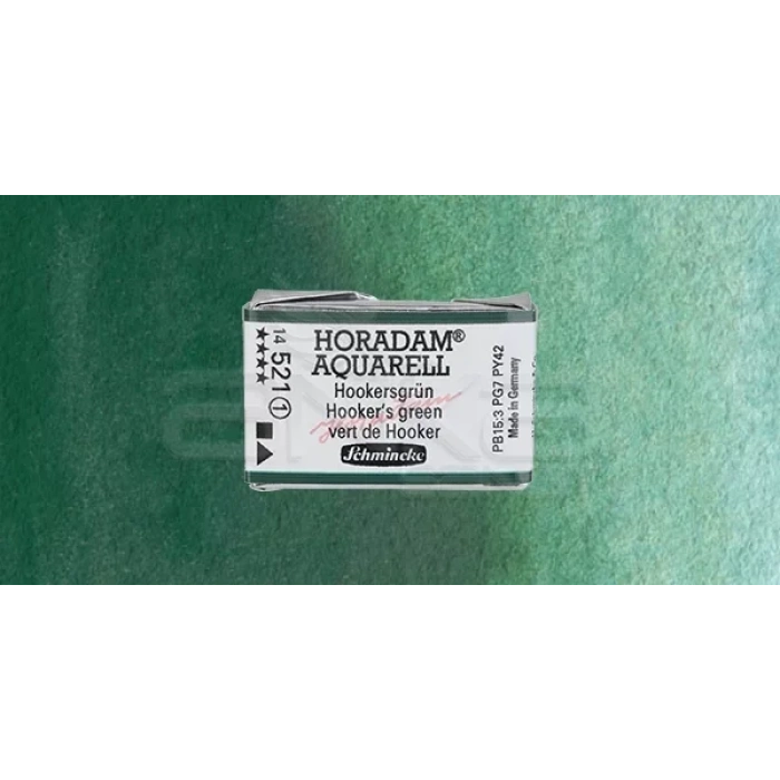 Schmincke Horadam Aquarell 1/1 Tablet 521 Phthalo Green Seri 1