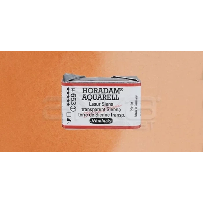 Schmincke Horadam Aquarell 1/1 Tablet 653 Transparent Sienna Seri 1