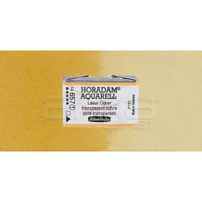 Schmincke Horadam Aquarell 1/1 Tablet 657 Transparent Ochre Seri 1