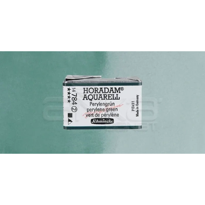 Schmincke Horadam Aquarell 1/1 Tablet 784 Perylene Green seri 2
