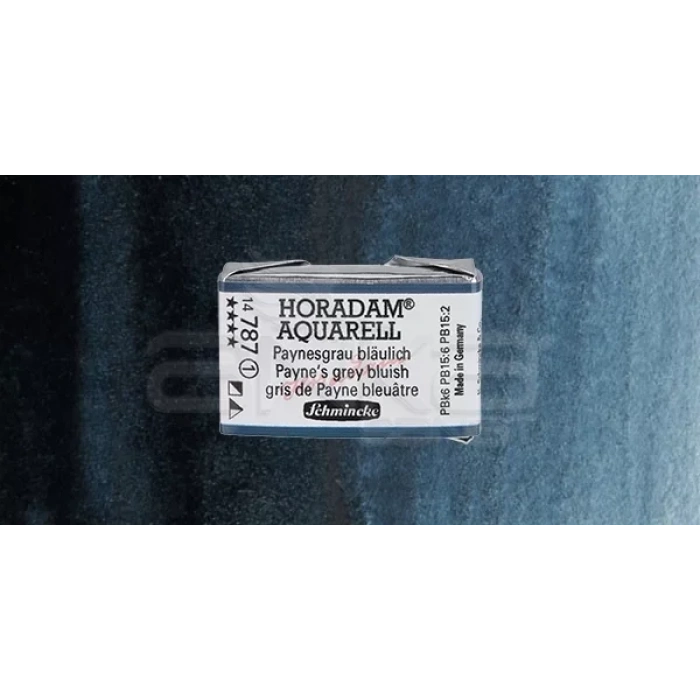 Schmincke Horadam Aquarell 1/1 Tablet 787 Paynes Grey Bluish seri 1