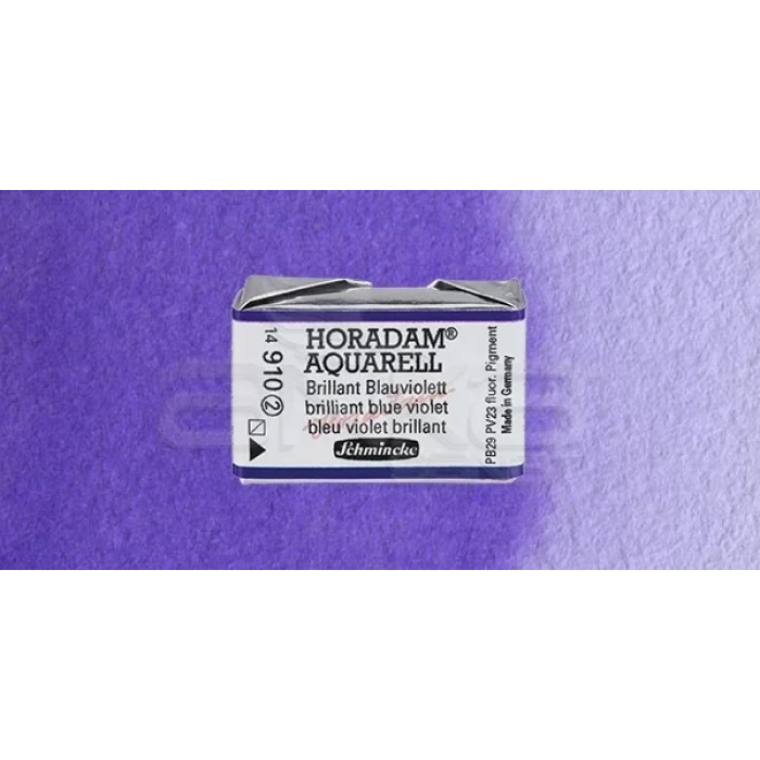Schmincke Horadam Aquarell 1/1 Tablet 910 Brilliant Blue Violet Seri 2