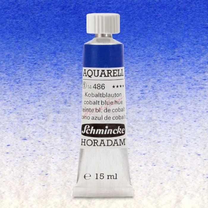 Schmincke Horadam Aquarell Tube 15ml Seri 1 Cobalt Blue Tone 486