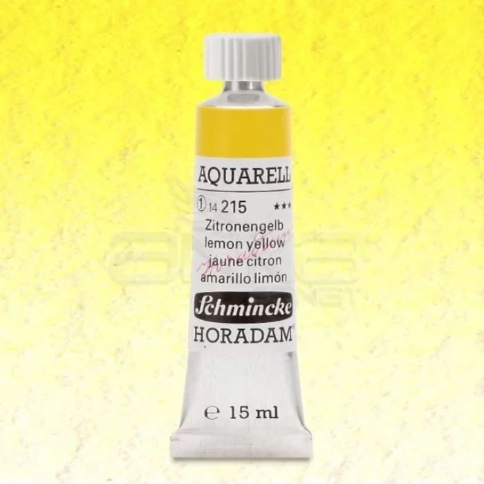Schmincke Horadam Aquarell Tube 15ml Seri 1 Lemon Yellow 215