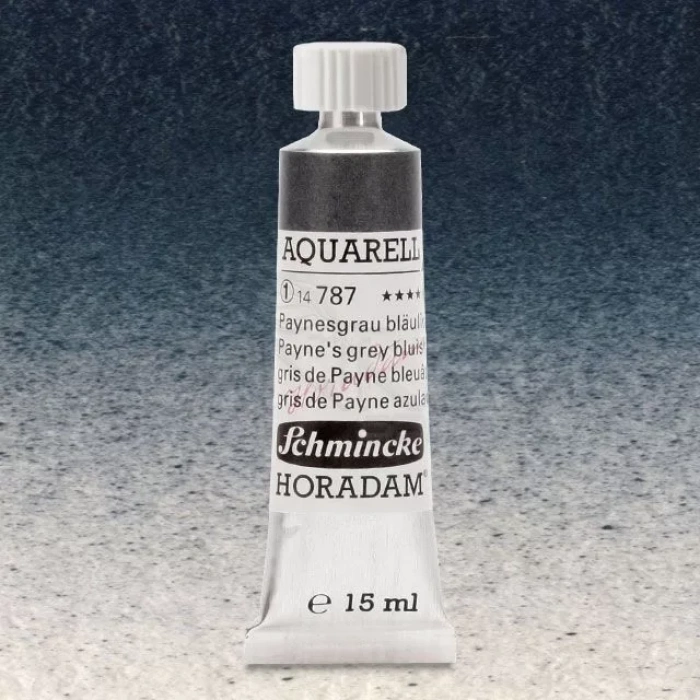 Schmincke Horadam Aquarell Tube 15ml Seri 1 Paynes Grey Bluish 787