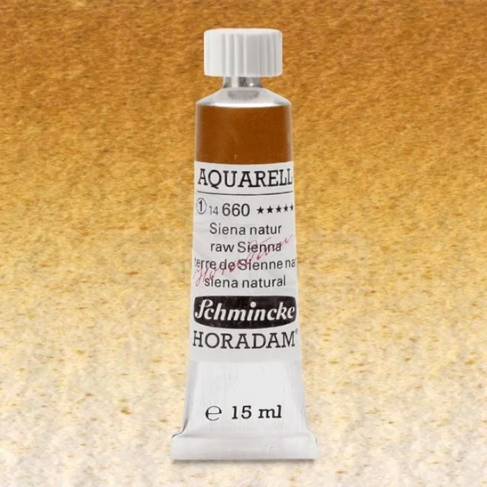 Schmincke Horadam Aquarell Tube 15ml Seri 1 Raw Sienna 660