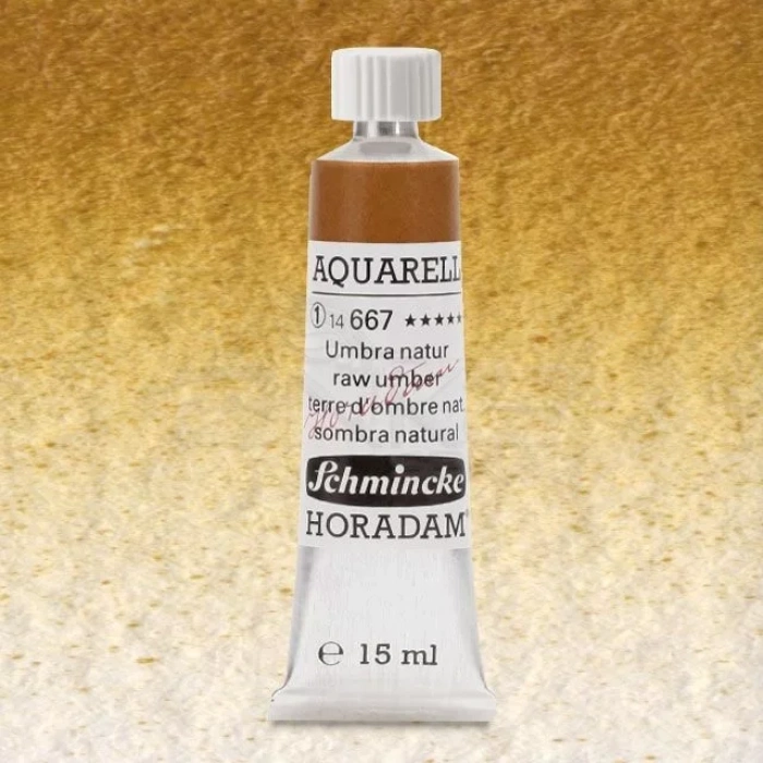 Schmincke Horadam Aquarell Tube 15ml Seri 1 Raw Umber 667