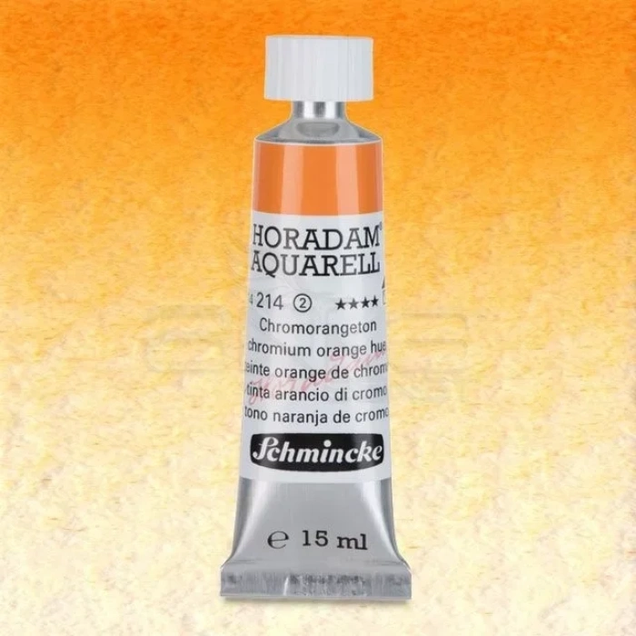 Schmincke Horadam Aquarell Tube 15ml Seri 2 Chrome Orange 214