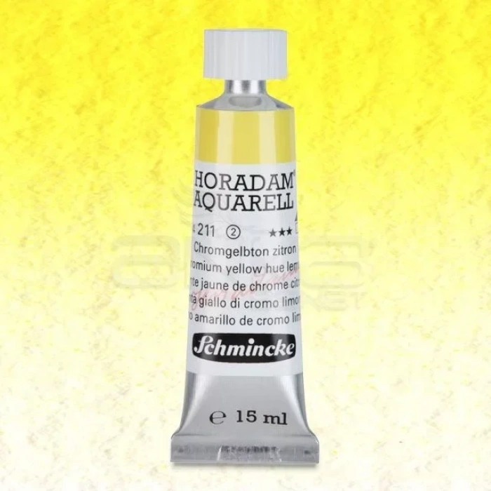 Schmincke Horadam Aquarell Tube 15ml Seri 2 Chrome Yellow Lemon 211