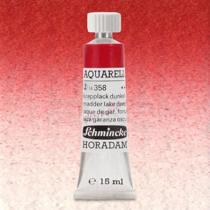 Schmincke Horadam Aquarell Tube 15ml Seri 2 Madder Lake Deep 358