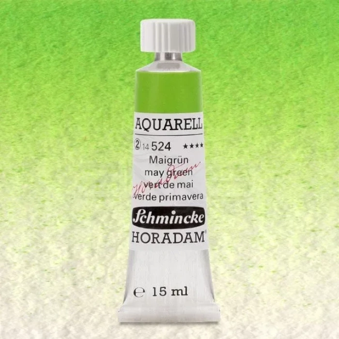 Schmincke Horadam Aquarell Tube 15ml Seri 2 May Green 524
