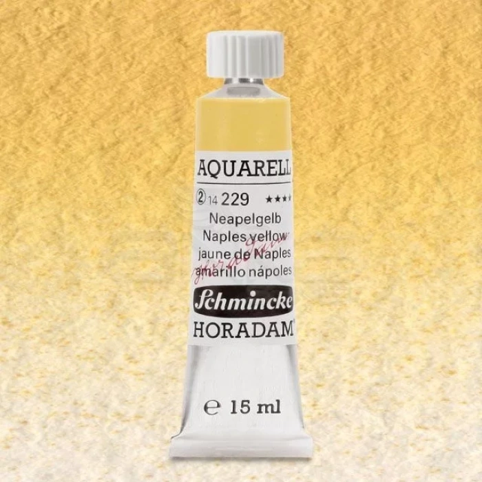 Schmincke Horadam Aquarell Tube 15ml Seri 2 Naples Yellow 229