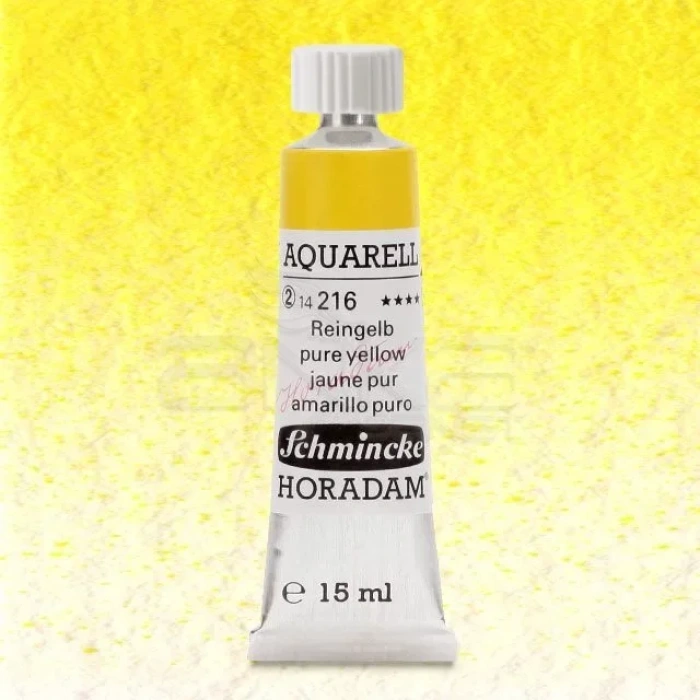 Schmincke Horadam Aquarell Tube 15ml Seri 2 Pure Yellow 216