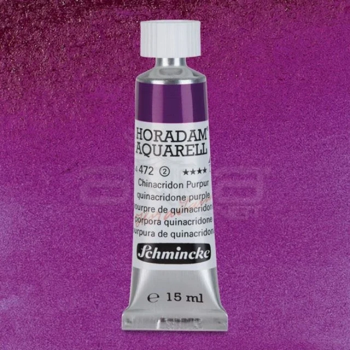 Schmincke Horadam Aquarell Tube 15ml Seri 2 Quinacridone Purple 472