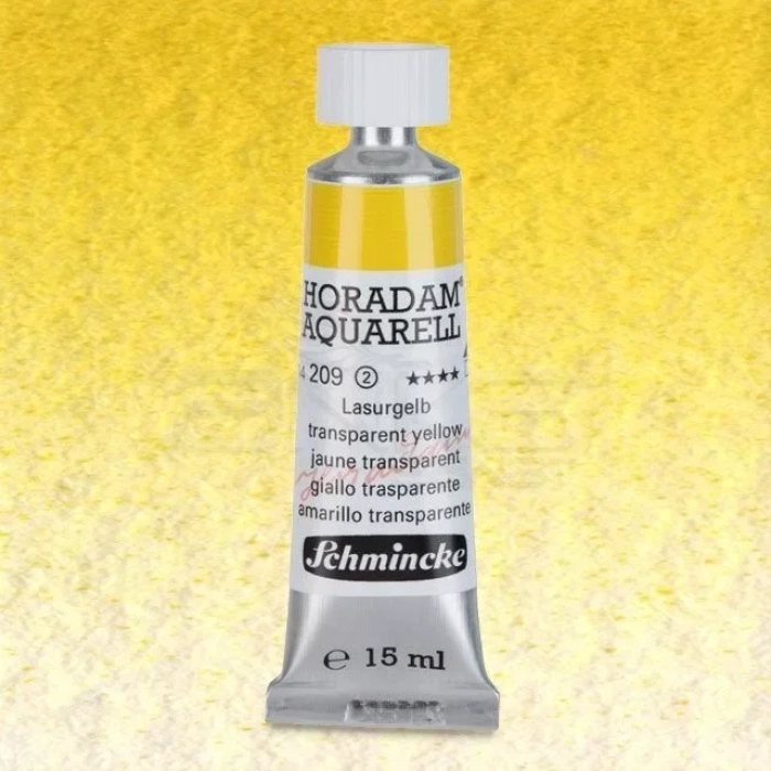 Schmincke Horadam Aquarell Tube 15ml Seri 2 Translucent Yellow 209