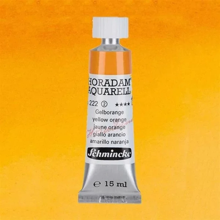 Schmincke Horadam Aquarell Tube 15ml Seri 2 Yellow Orange 222
