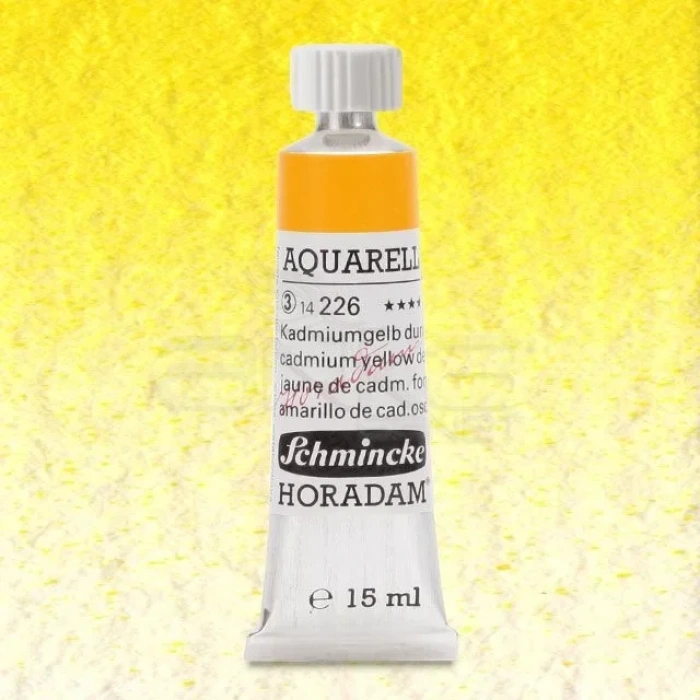 Schmincke Horadam Aquarell Tube 15ml Seri 3 Cadmium Yellow Deep 226