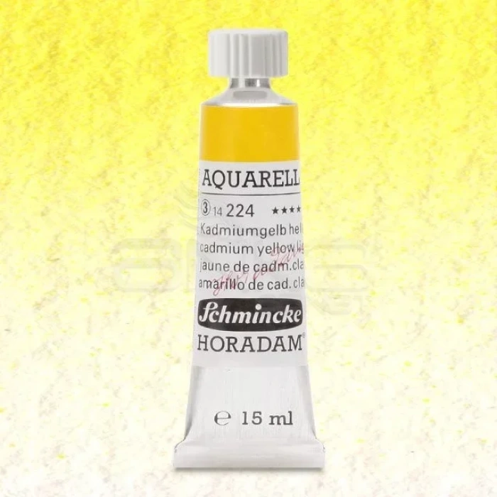 Schmincke Horadam Aquarell Tube 15ml Seri 3 Cadmium Yellow Light 224