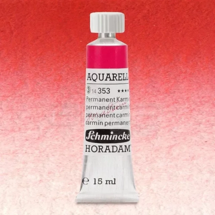 Schmincke Horadam Aquarell Tube 15ml Seri 3 Permanent Carmine 353
