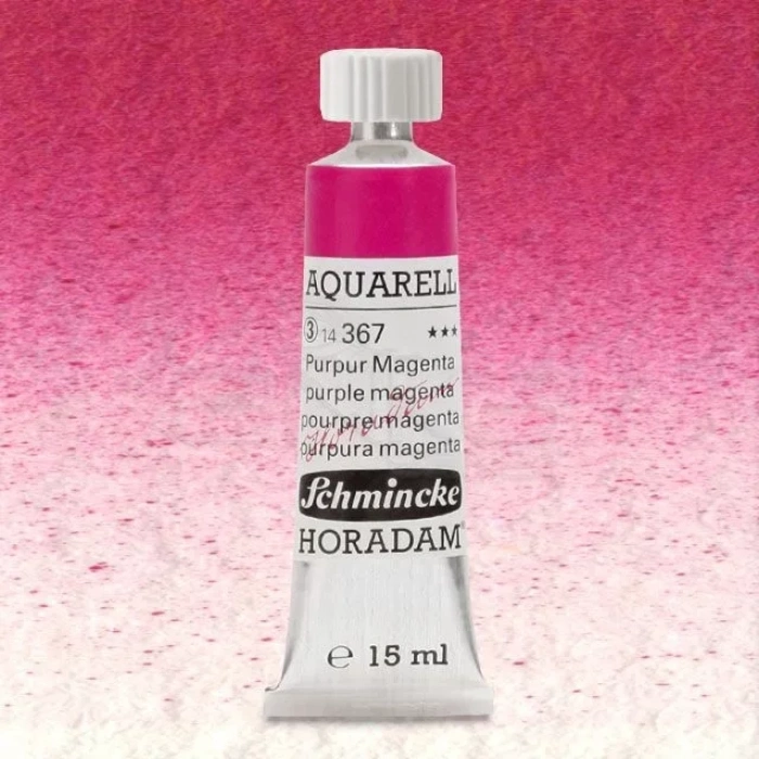 Schmincke Horadam Aquarell Tube 15ml Seri 3 Purple Magenta 367