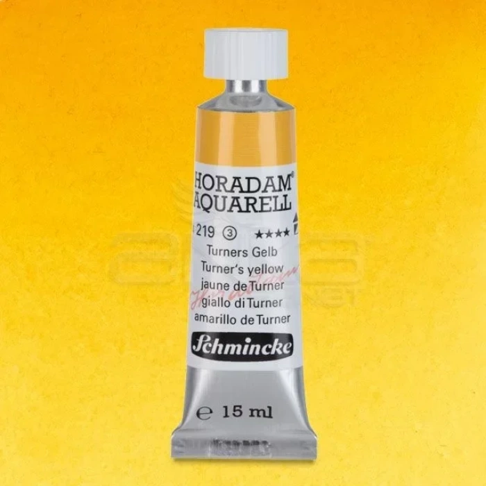 Schmincke Horadam Aquarell Tube 15ml Seri 3 Turners Yellow 219