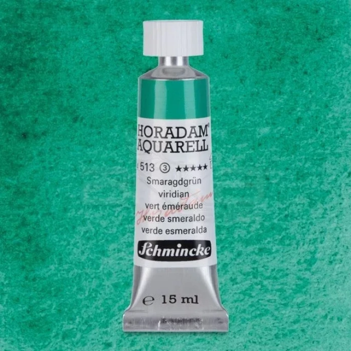 Schmincke Horadam Aquarell Tube 15ml Seri 3 Viridian 513
