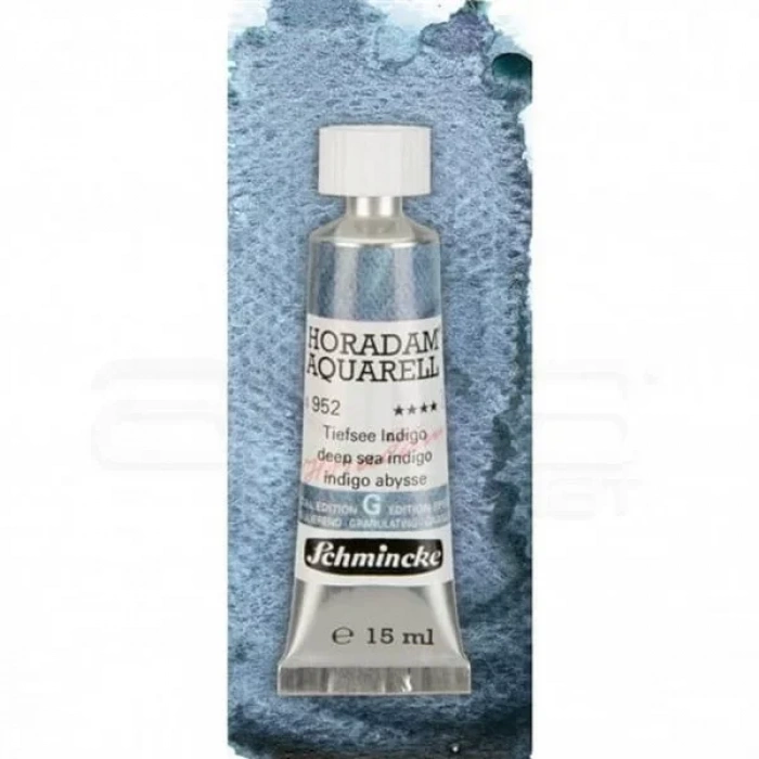 Schmincke Horadam Aquarell Tube 15ml Super Granulation 952 Deep Sea Indigo