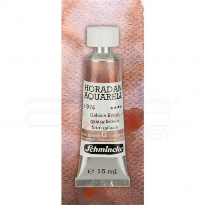 Schmincke Horadam Aquarell Tube 15ml Super Granulation 974 Galaxy Brown