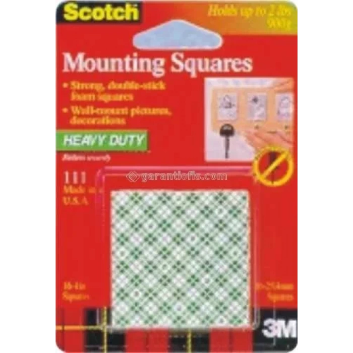 Scotch 111 Çift Taraflı Kare Köpük Bant
