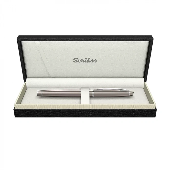 Scrikss 35 Dolma Kalem Titanium Lüks Kutu