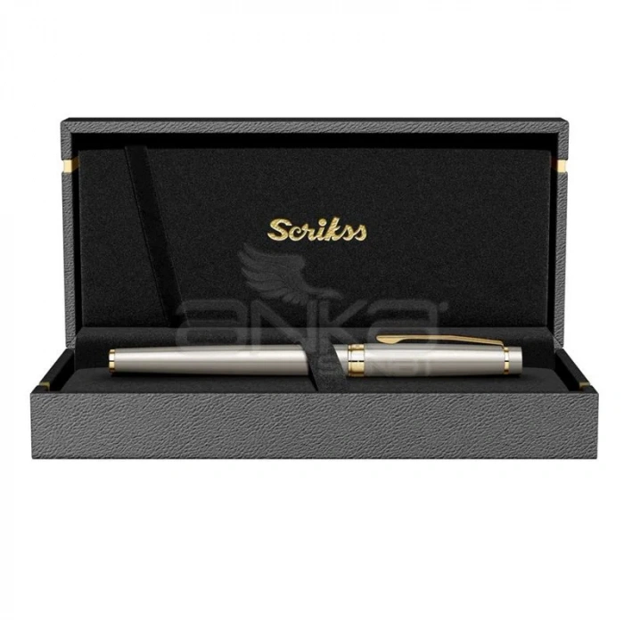Scrikss 38 Roller Kalem Saten Altın