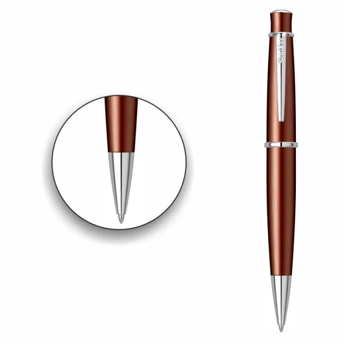 Scrikss 62 Kahve Tükenmez Kalem Kutulu