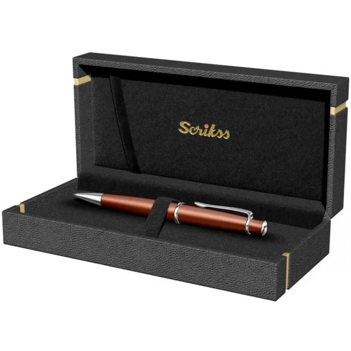 Scrikss 62 Kahve Tükenmez Kalem Kutulu