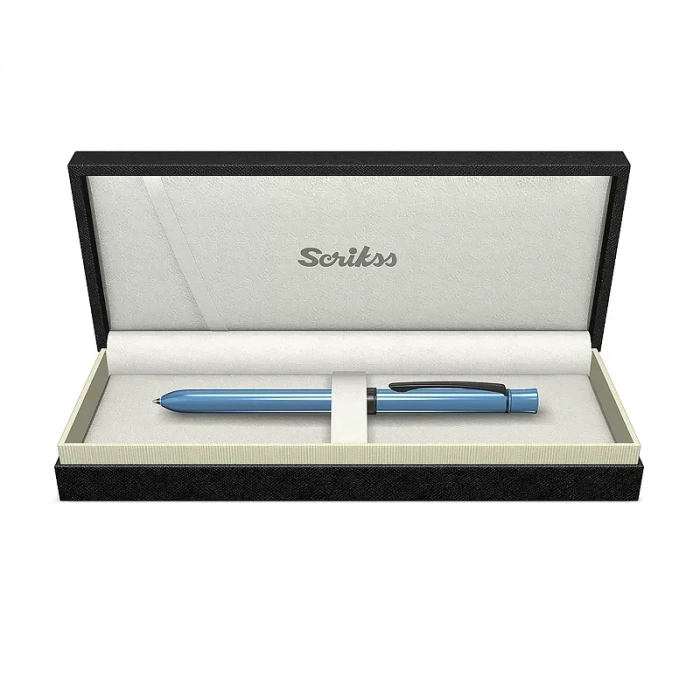 Scrikss 93 Trio Multi Fonksiyon Kalem Mavi
