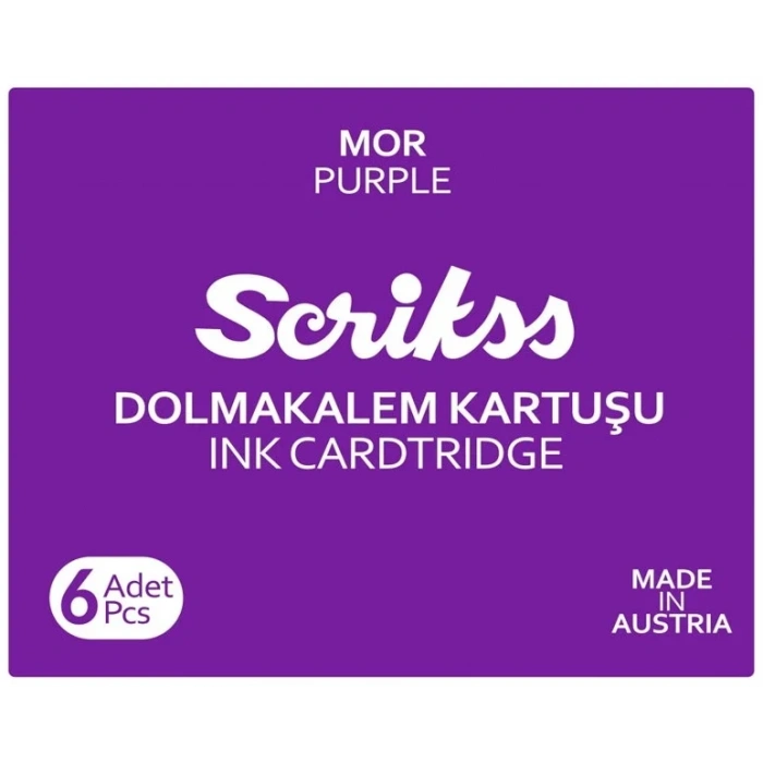 Scrikss Dolmakalem Kartuşu 6lı Kutu MOR